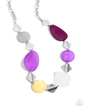 Load image into Gallery viewer, PAPARAZZI Reflective Redux - Purple Necklace