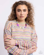 Load image into Gallery viewer, PAPARAZZI Reflective Redux - Purple Necklace