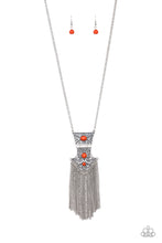 Load image into Gallery viewer, PAPARAZZI Totem Tassel - Orange Necklace