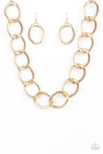 Load image into Gallery viewer, PAPARAZZI Industrial Intimidation - Gold NECKLACES