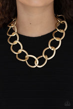 Load image into Gallery viewer, PAPARAZZI Industrial Intimidation - Gold NECKLACES