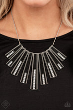 Load image into Gallery viewer, PAPARAZZI FAN-tastically Deco - Black NECKLACE