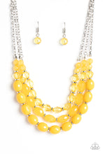 Load image into Gallery viewer, PAPARAZZI Tropical Hideaway - Yellow NECKLACES