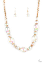 Load image into Gallery viewer, PAPARAZZI Prismatic Magic - Gold NECKLACES
