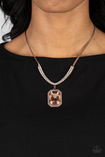Load image into Gallery viewer, PAPARAZZI Fit for a DRAMA QUEEN - Copper NECKLACE