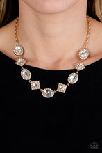 Load image into Gallery viewer, PAPARAZZI Diamond of the Season - Gold NECKLACE