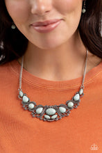 Load image into Gallery viewer, PAPARAZZI EYE Wish I May... - PALE Blue NECKLACE