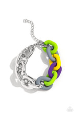 Load image into Gallery viewer, PAPARAZZI Candid Contrast - Silver BRACELET