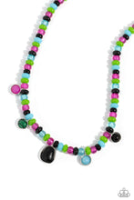 Load image into Gallery viewer, PAPARAZZI Colorfully California - Black NECKLACES