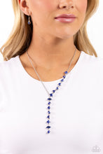 Load image into Gallery viewer, PAPARAZZI Diagonal Daydream - Blue NECKLACES