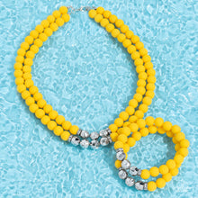 Load image into Gallery viewer, PAPARAZZI Summer Splash - Yellow NECKLACES