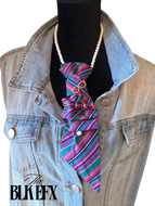 Custom Cutie 𝑻𝒊𝒆𝒔 - Purple Stripes