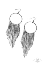 Load image into Gallery viewer, PAPARAZZI Streamlined Shimmer - Black Earrings
