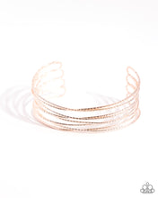 Load image into Gallery viewer, PAPARAZZI Monochromatic Crossover - Rose Gold BRACELET
