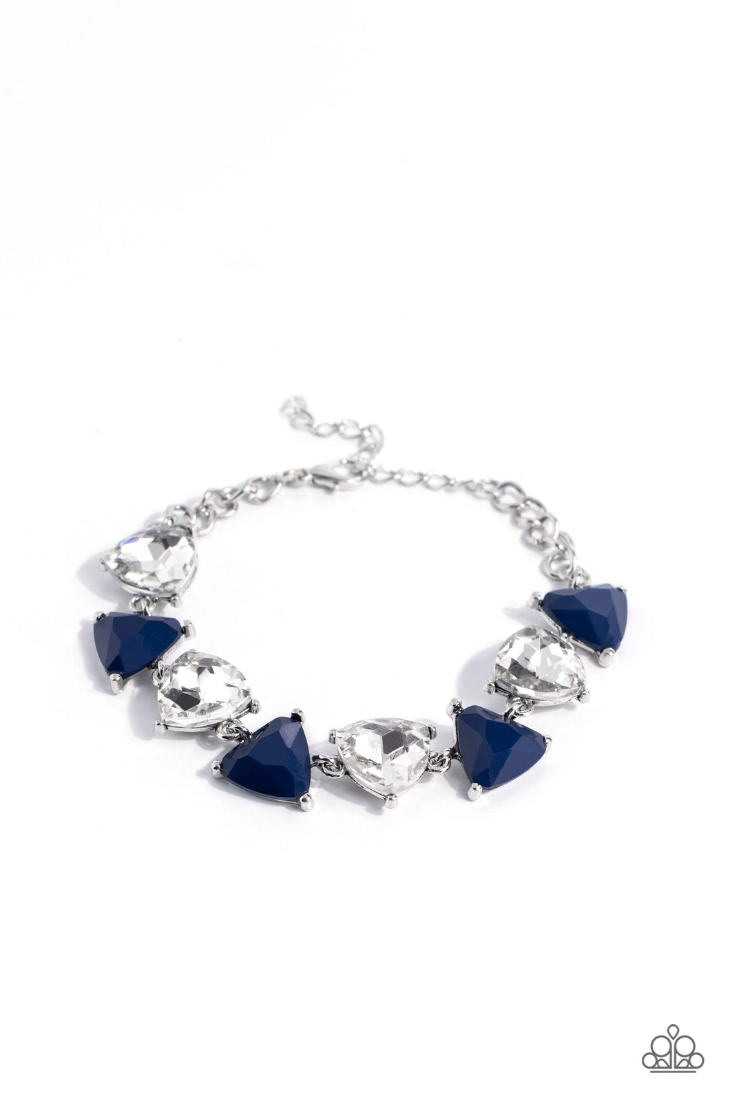 PAPARAZZI Pumped up Prisms - Blue BRACELET