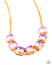 Load image into Gallery viewer, PAPARAZZI I SQUARE to Secrecy - Orange NECKLACE
