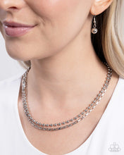 Load image into Gallery viewer, PAPARAZZI Laidback Layers - Silver NECKLACES

