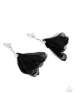 PAPARAZZI Corps de Ballet - Black EARRINGS