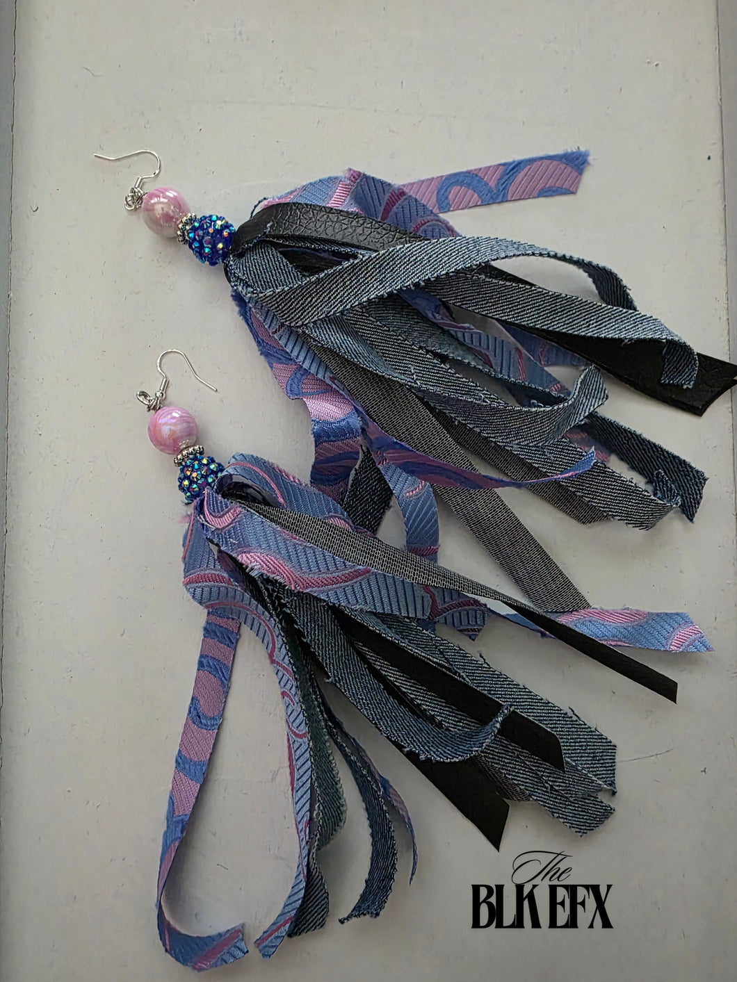 #06 custom fabric earrings