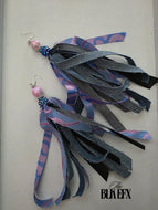#06 custom fabric earrings