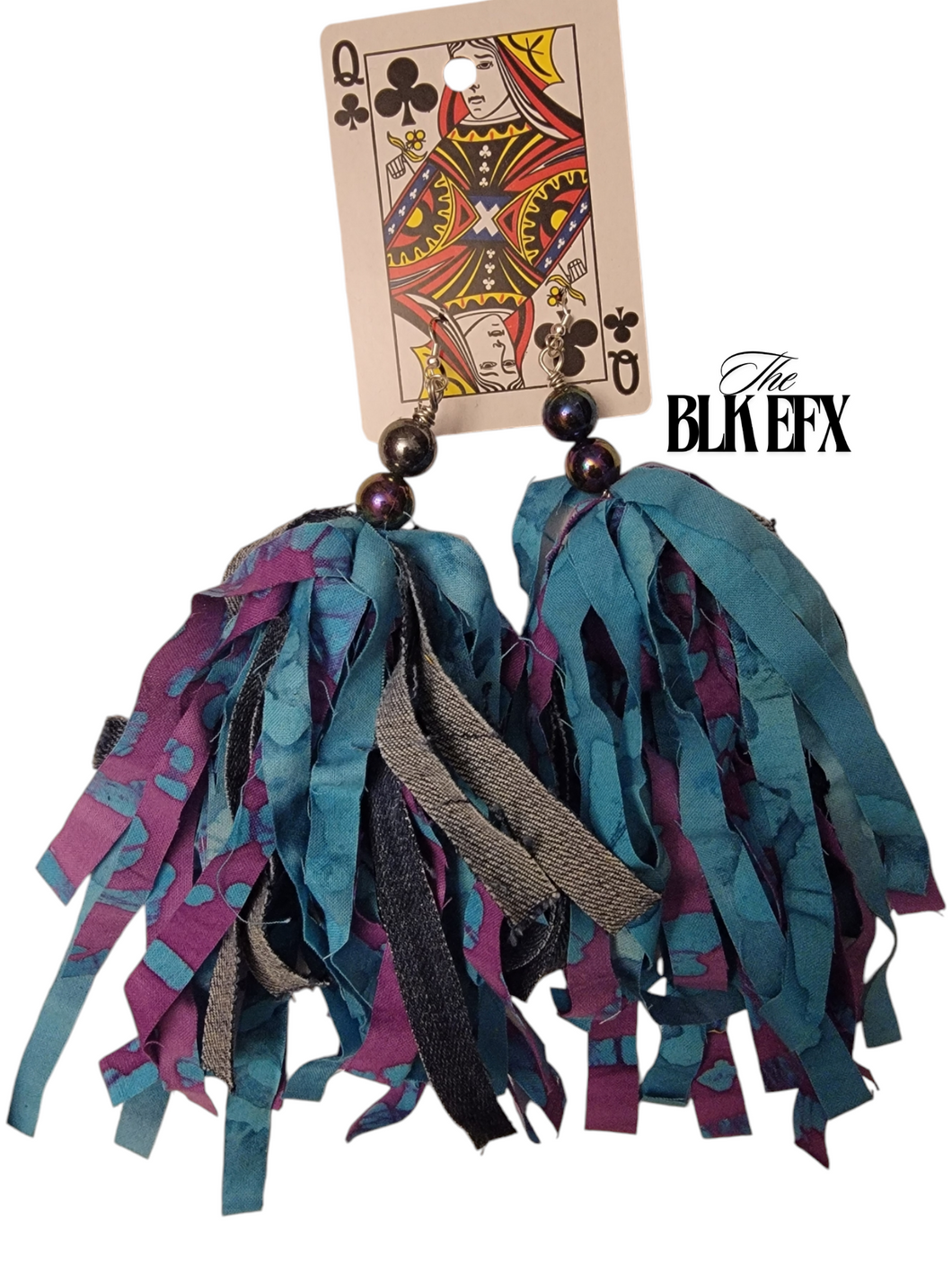 #01 custom fabric earrings