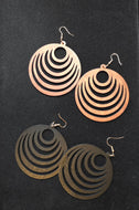 Black Wood Earrings