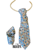 Custom Cutie 𝑻𝒊𝒆𝒔 Blue daisies