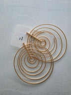 large gold spirals