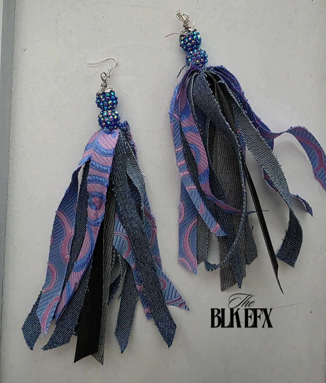 #07 custom fabric earrings