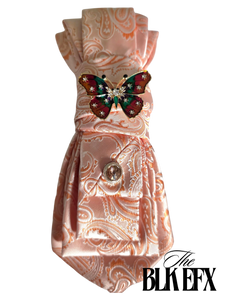 Custom Cutie 𝑻𝒊𝒆𝒔 - Peach Butterfly 🦋