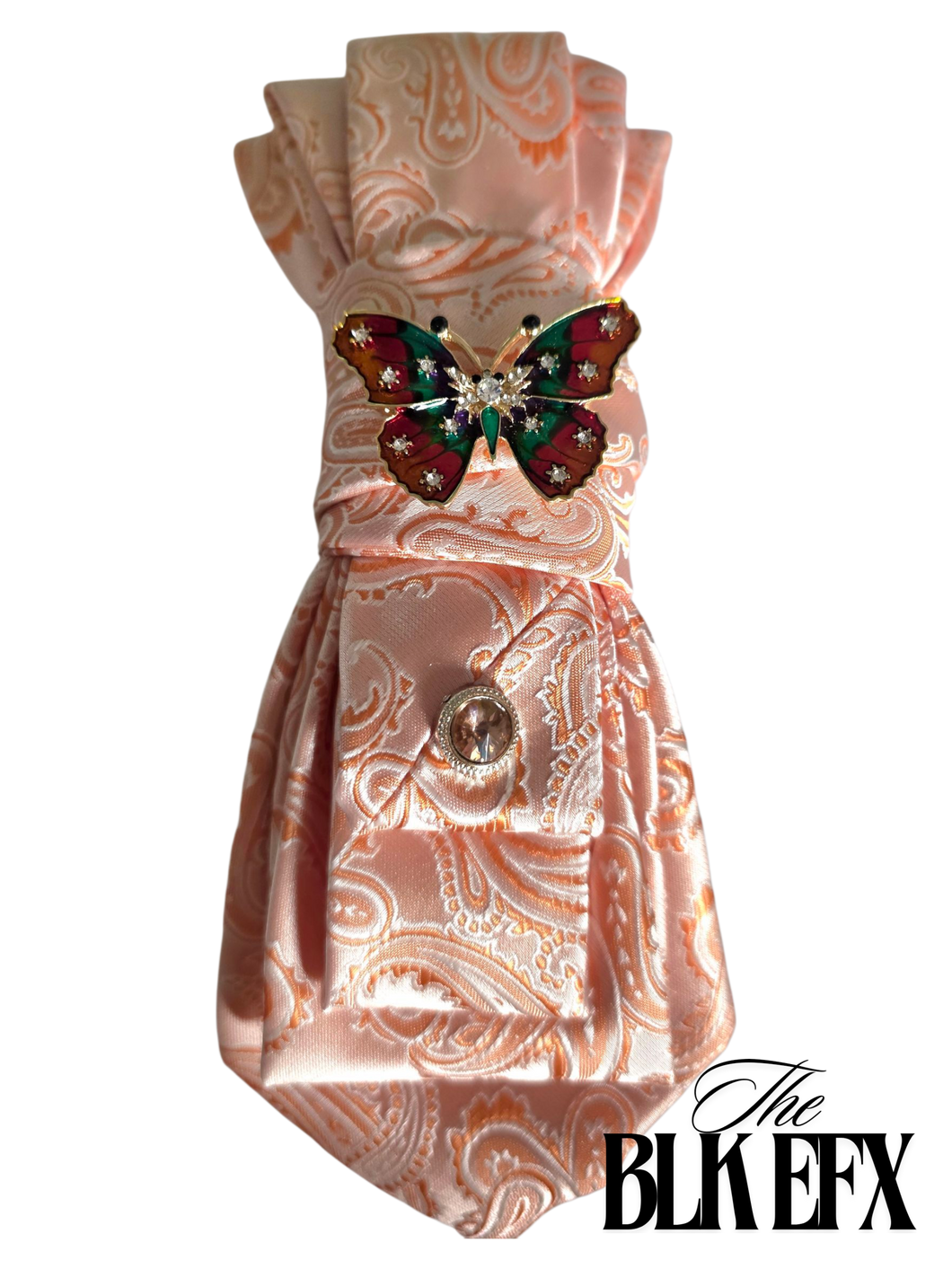 Custom Cutie 𝑻𝒊𝒆𝒔 - Peach Butterfly 🦋