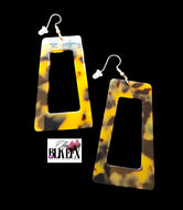 Animal print rectangle Earrings