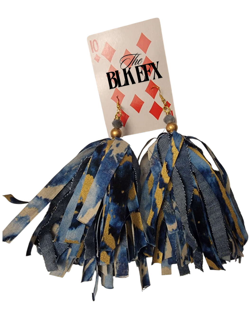 #04 custom fabric earrings