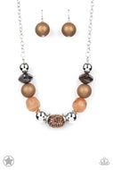 PAPARAZZI A Warm Welcome Blockbuster Copper Necklace