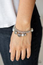 Load image into Gallery viewer, PAPARAZZI More Amour - Silver 563
