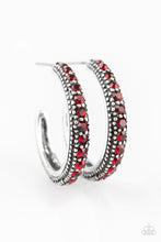 Load image into Gallery viewer, PAPARAZZI Twinkling Tinseltown - Red EARRINGS
