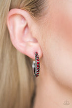 Load image into Gallery viewer, PAPARAZZI Twinkling Tinseltown - Red EARRINGS
