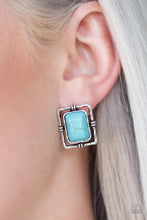 Load image into Gallery viewer, PAPARAZZI Center STAGECOACH - Blue EARRINGS
