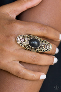 PAPARAZZI Ego Trippin - Brass RING