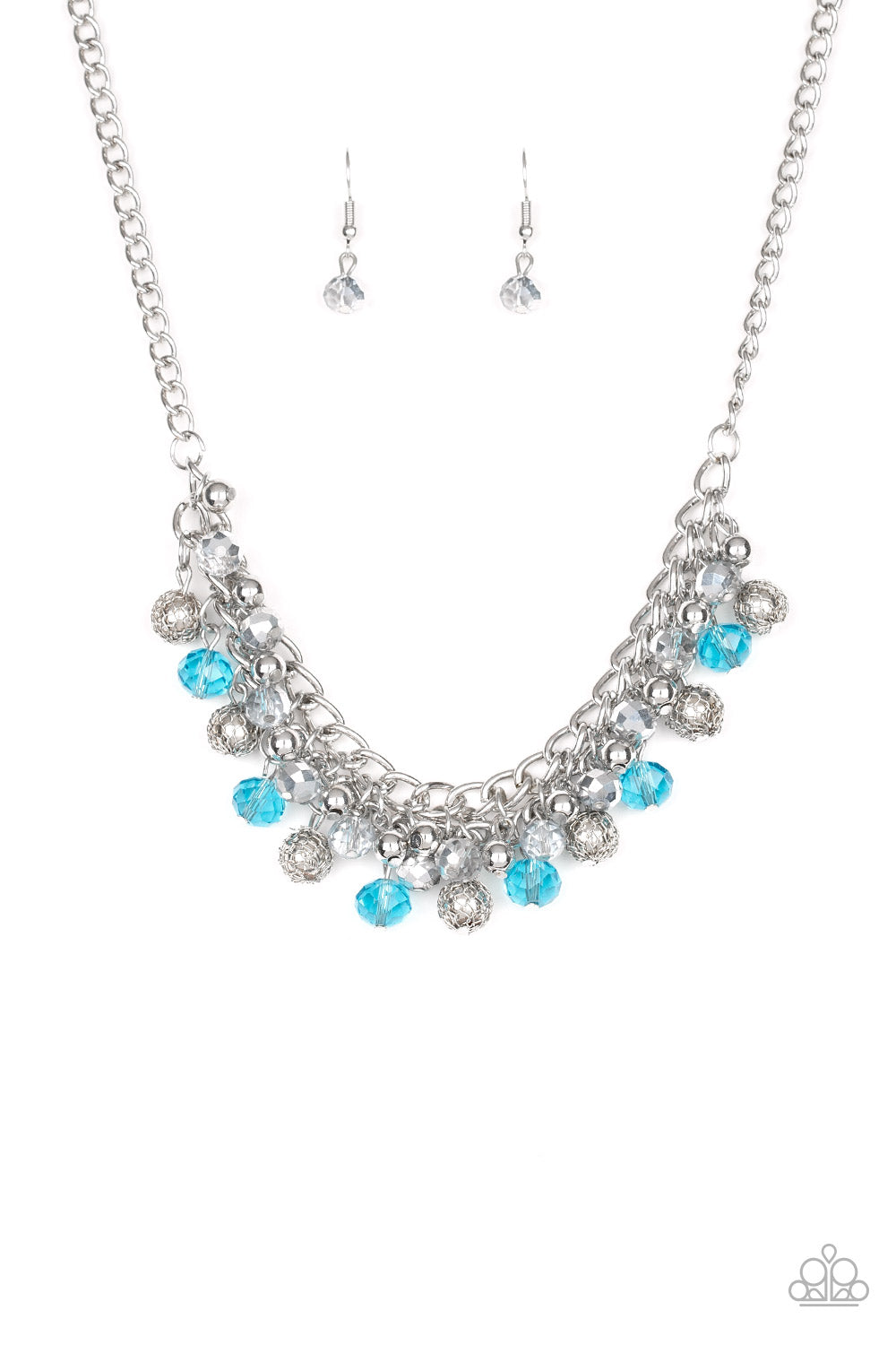 PAPARAZZI Party Spree - Blue NECKLACE
