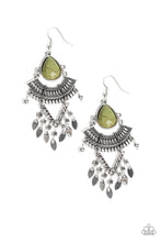 Load image into Gallery viewer, PAPARAZZI Vintage Vagabond - Green Earrings
