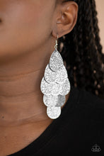 Load image into Gallery viewer, PAPARAZZI Hibiscus Harmony - Silver EARRINGS
