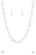 PAPARAZZI Go-Getter Gleam - White Necklaces