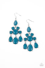 Load image into Gallery viewer, PAPARAZZI Afterglow Glamour - Blue Earrings
