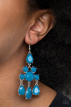 Load image into Gallery viewer, PAPARAZZI Afterglow Glamour - Blue Earrings
