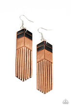 Load image into Gallery viewer, PAPARAZZI Desert Trails - Black Earrings
