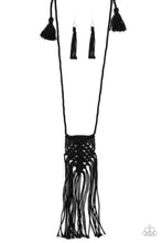 Load image into Gallery viewer, PAPARAZZI Macrame Mantra - Black
