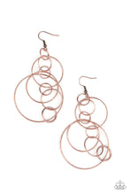 Load image into Gallery viewer, PAPARAZZI Running Circles Around You - Copper EARRINGS
