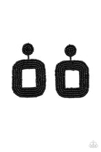 Load image into Gallery viewer, PAPARAZZI Beaded Bella - Black Earrings
