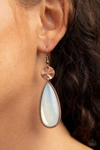 Load image into Gallery viewer, PAPARAZZI Jaw-Dropping Drama - Copper Earrings
